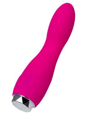 Розовый вибратор L EROINA - 15,5 см. от ToyFa