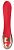 Красный вибратор Posh с функцией нагрева - 20 см. от Shots Media BV