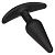 Черная конусовидная анальная пробка для ношения Boundless Slim Plug - 7,5 см. от California Exotic Novelties