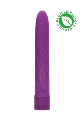 Фиолетовый эко-вибромассажер Natural Pleasure - 17,7 см. от Shots Media BV