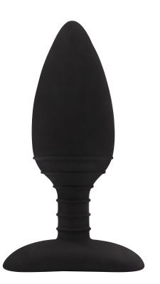 Черная анальная вибровтулка Anal Libido - 12,2 см. от Chisa
