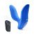 Синий вибромассажер простаты 3,5’’ Remote Control Curve P-spot Massager - 12 см. от Erokay