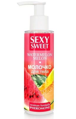 Молочко для тела с феромонами и ароматом дыни и арбуза Sexy Sweet Watermelon Melon - 150 гр. от Биоритм
