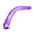 Фиолетовый двусторонний фаллоимитатор B Yours 16  Double Dildo - 40,6 см. от Blush Novelties