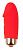 Красный вибромассажер Sweet Toys - 5,5 см. от Bior toys