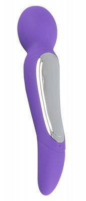 Фиолетовый вибратор Rechargeable Dual Motor Vibe - 22 см. от Orion