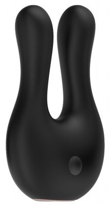 Черный клиторальный стимулятор Exceptional - 10,4 см. от Shots Media BV