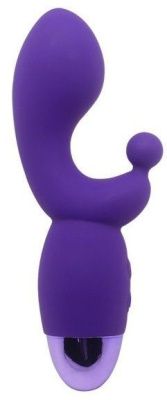 Фиолетовый вибратор INDULGENCE Rechargeable G Kiss - 16,5 см. от Howells