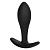 Черная анальная пробка для ношения Teardrop Plug от California Exotic Novelties