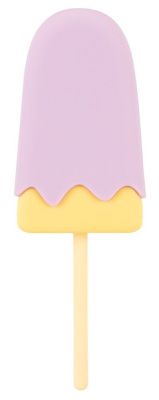 Сиреневый мини-вибратор в форме пломбира Vibrating Popsicle от Orion