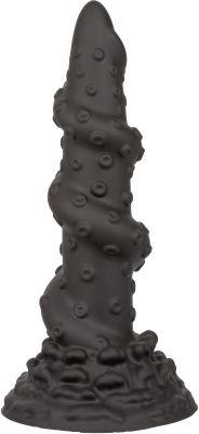 Черный фантазийный фаллоимитатор The Kraken - 20,2 см. от California Exotic Novelties