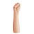 Телесный стимулятор в виде руки со сжатыми в кулак пальцами - 36 см. от Baile