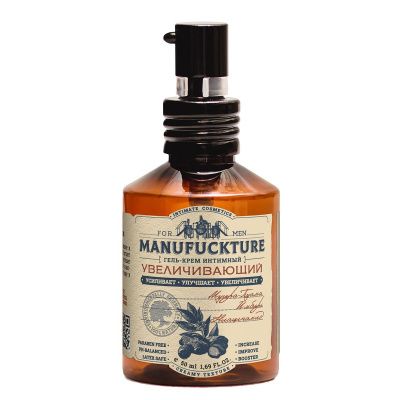 Интимный гель-крем для мужчин с увеличивающим эффектом - 50 мл. от MANUFUCKTURE
