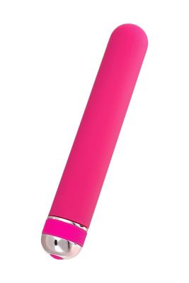 Розовый нереалистичный вибратор Mastick - 18 см. от A-toys