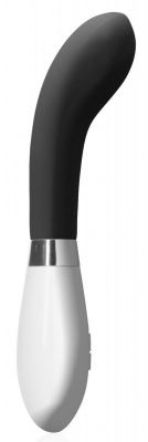 Черный вибратор для точки G или простаты Apollo - 20 см. от Shots Media BV