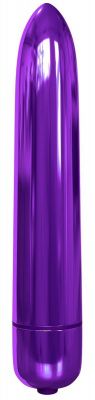 Фиолетовая гладкая вибропуля Rocket Bullet - 8,9 см. от Pipedream