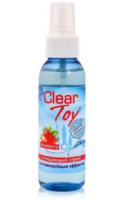 Очищающий спрей для игрушек CLEAR TOY Strawberry - 100 мл. от Биоритм