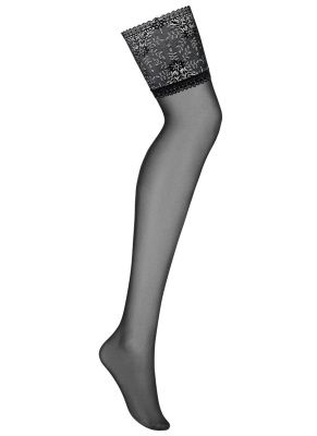 Чулки с широким цветочным кружевом Intensa Stockings от Obsessive