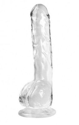 Прозрачный фаллоимитатор Luminous - 20 см. от Lola toys