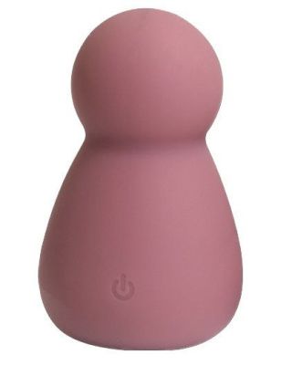 Грязно-розовый перезаряжаемый вибратор Bubble - 7,8 см. от CNT