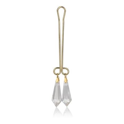 Зажим для половых губ с прозрачными кристаллами Cleopatra Collection Clitoral Jewelry Crystals от California Exotic Novelties