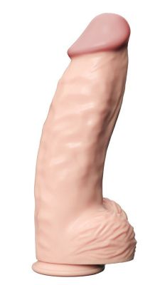 Телесный фаллоимитатор-гигант Real Bomb - 26 см. от LOVETOY (А-Полимер)