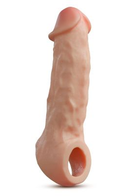 Телесная насадка-удлинитель Intrepid 9.25 Inch Realistic Penis Extender Sleeve - 23,5 см. от Blush Novelties