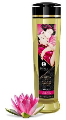 Массажное масло с ароматом цветов лотоса Amour - 240 мл.  от Shunga