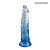 Синий гибкий фаллоимитатор - 20,5 см. от Bior toys