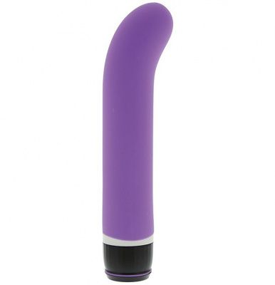 Фиолетовый вибратор PURRFECT SILICONE CLASSIC G-SPOT PURPLE - 17,5 см. от Dream Toys