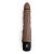 Коричневый вибромассажер 7  Realistic Vibrator - 20 см. от PowerCocks