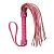 Розовая плеть Tickle Me Pink Flogger - 45,7 см. от California Exotic Novelties