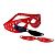 Красная кожаная маска со съёмными шорами от Sitabella