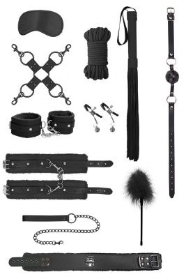 Черный игровой набор БДСМ Intermediate Bondage Kit от Shots Media BV