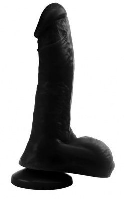 Черный фаллоимитатор Night Club Penis - 20 см. от Chisa
