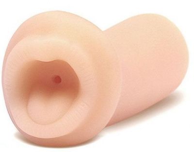 Телесный мастурбатор-ротик Jasmines Hot Mouth от Blush Novelties