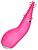 Розовый вибратор Candice с вращением - 12,7 см. от Yuanse