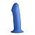 Синий гибкий фаллоимтатор Thick Phallic Dildo - 17,5 см. от XR Brands