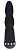 Черный вибратор WAVY WAND со стразами - 14 см. от Howells