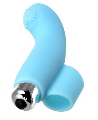 Голубая вибронасадка на палец JOS DANKO для точки G - 9,5 см. от JOS