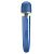 Синий wand-вибромассажер Colorful Massager - 24 см. от Baile
