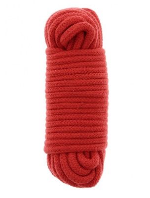 Красная веревка для связывания BONDX LOVE ROPE - 10 м. от Dream Toys