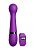 Фиолетовый вибромассажер Kegel Wand - 18,5 см. от Shots Media BV
