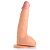 Телесный фаллоимитатор Beefy Brad 9’’ Dildo with Balls - 22,4 см. от XR Brands