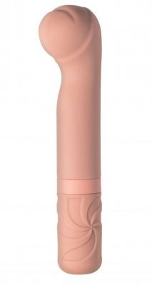 Бежевый мини-вибратор Rocky’s Fairy Mallet - 14,7 см. от Lola toys