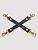 Черный фиксатор для манжет Bound to You Faux Leather Hogtie от Fifty Shades of Grey