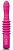 Розовый вибромассажер с функцией поступательных движений Deep Stroker - 24,5 см. от NS Novelties