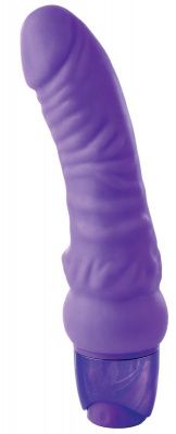 Фиолетовый вибромассажер Classix Mr. Right Vibrator - 18,4 см. от Pipedream