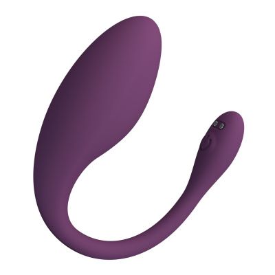 Фиолетовое виброяйцо Dora с управлением через приложение от Baile