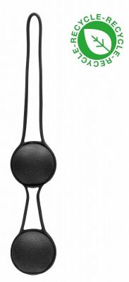 Черные вагинальные шарики Geisha со шнурком от Shots Media BV